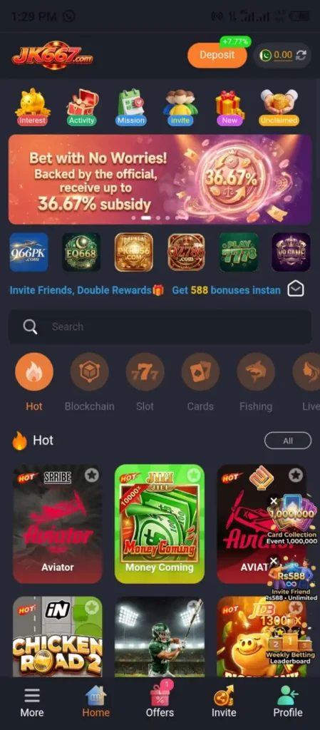 jk667 Game Real Money Earning Online App for Android (2026)