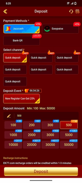 EK77 Game Download APK New Earning App In Pakistan 2026
